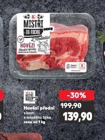 Kaufland Hovězí přední s kostí nabídka