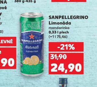 Kaufland Sanpellegrino limonáda nabídka