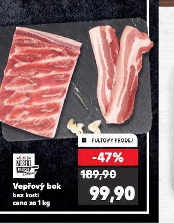 Kaufland Vepřový bok bez kosti nabídka