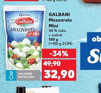 Kaufland Galbani mozzarella mini nabídka