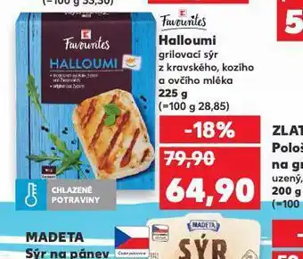 Kaufland Halloumi grilovací sýr nabídka
