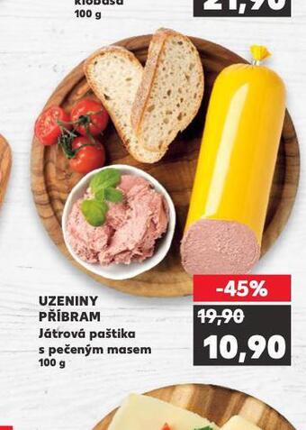 Kaufland Játrová paštika s pečeným masem nabídka