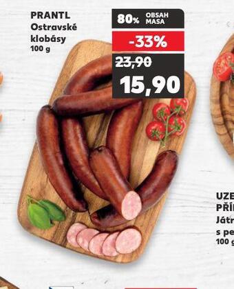 Kaufland Prantl ostravské klobásy nabídka