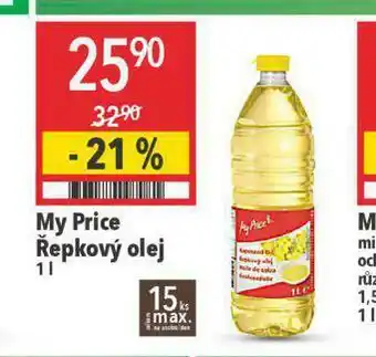 Globus My price řepový olej nabídka