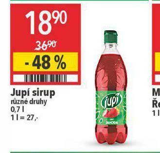 Globus Jupí sirup nabídka