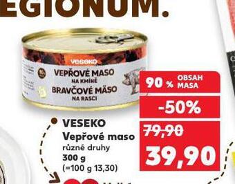 Kaufland Veseko vepřové maso nabídka