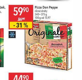 Globus Pizza don peppe nabídka