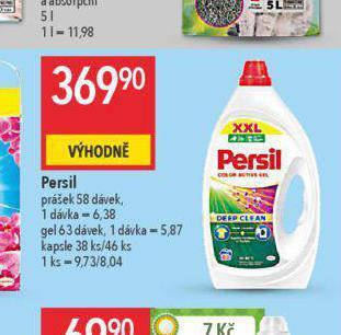 Globus Persil prací prostředek nabídka