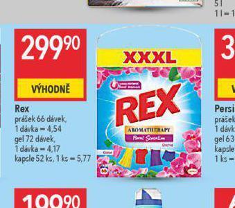 Globus Rex prací prostředek nabídka