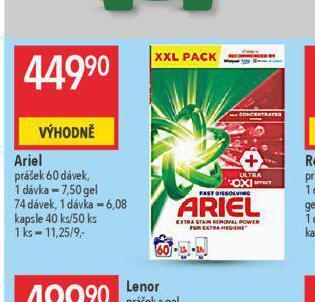 Globus Ariel prací prostředek nabídka