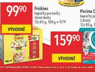 Globus Friskies kapsičky pro kočky nabídka