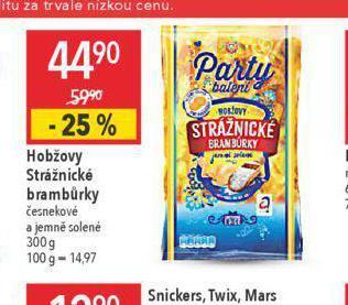 Globus Hobžovy strážnické brambůrky nabídka