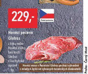 Globus Hovězí pečeně nabídka