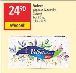 Globus Velvet papírové kapesníky nabídka