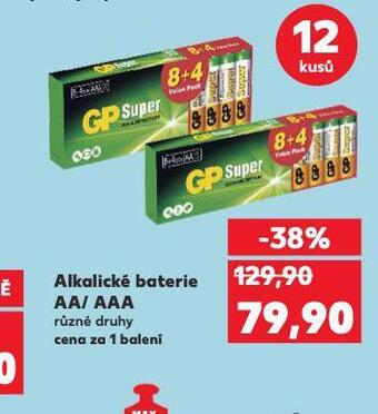 Kaufland Alkalické baterie nabídka