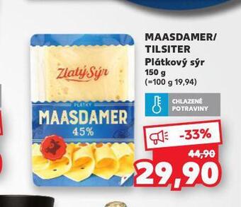 Kaufland Maasdamer / tilsiter nabídka