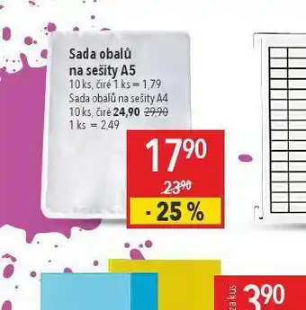 Globus Sada obalů na sešity a5 nabídka