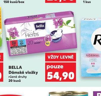 Kaufland Bella dámské vložky nabídka
