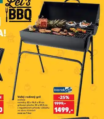 Kaufland Velký rodinný gril nabídka