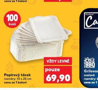 Kaufland Papírový tácek nabídka