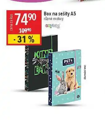 Globus Box na sešity a5 nabídka