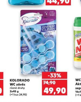 Kaufland Kolorado wc závěs nabídka