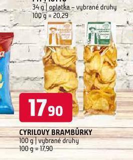 Terno Cyrilovy brambůrky nabídka