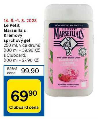 Tesco Le petit marseillais krémový sprchový gel 250 ml nabídka