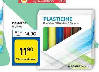 Tesco Plastelína 6 barev nabídka