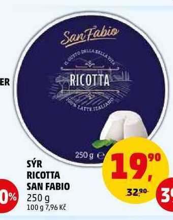 Penny Market Sýr ricotta san fabio, 250 g nabídka