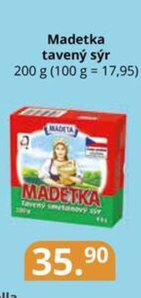 Potraviny CZ Madetka tavený sýr 200 g nabídka