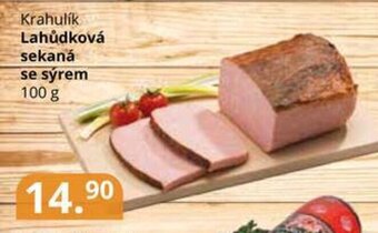 Potraviny CZ Krahulik Lahůdková sekaná se sýrem 100 g nabídka