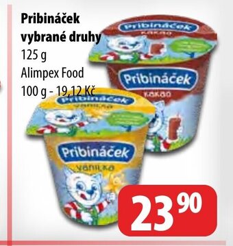 Partner Maloobchodní síť Pribináček vybrané druhy nabídka