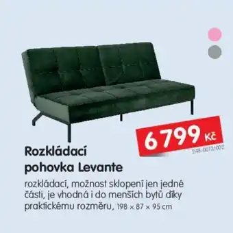 Rozkládací pohovka Levante