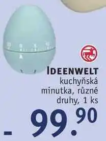 Rossmann Ideenwelt kuchyňská minutka nabídka