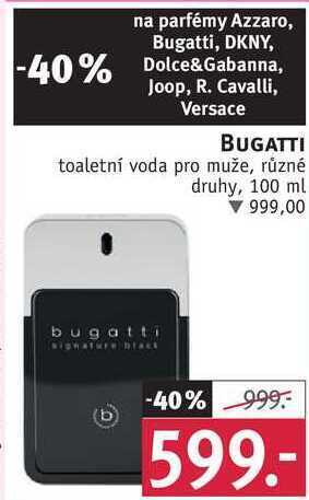 Rossmann Bugatti toaletní voda pro muže, 100 ml nabídka