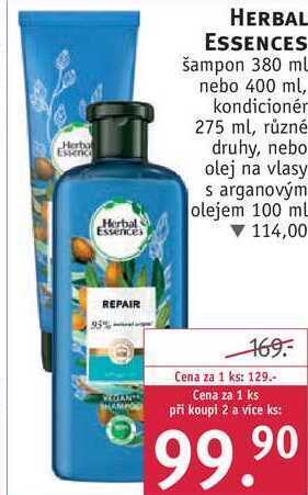 Rossmann Herbal essences šampon, 380 ml nebo 400 ml nabídka