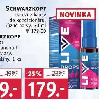 Schwarzkopf barevné kapky do kondicionéru, 30 ml
