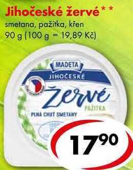 CBA Jihočeské žervé, 90 g nabídka
