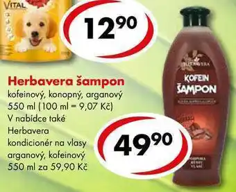 Herbavera šampon, 550 ml