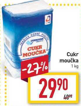 Billa Cukr moučka 1 kg nabídka