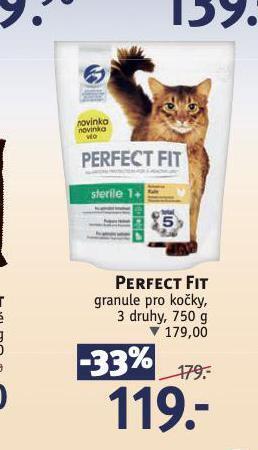 Rossmann Perfect fit granule pro kočky nabídka