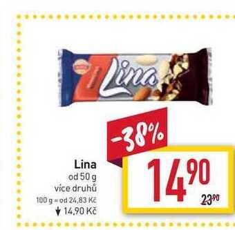 Billa Lina od 50 g nabídka