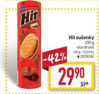 Billa Hit sušenky 220 g nabídka