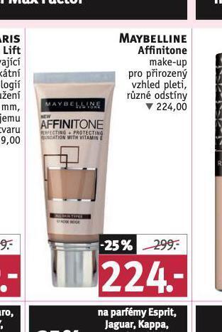 Rossmann Maybelline make-up nabídka