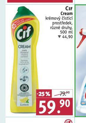 Rossmann Cif cream krémový čistící prostředek nabídka