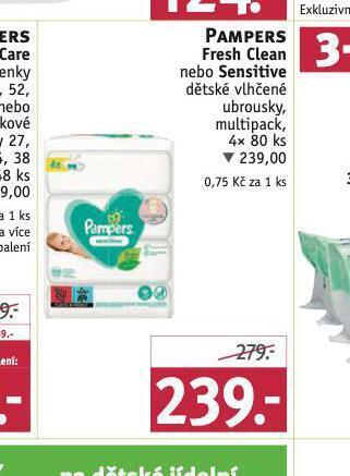 Rossmann Pampers dětské vlhčené ubrousky nabídka