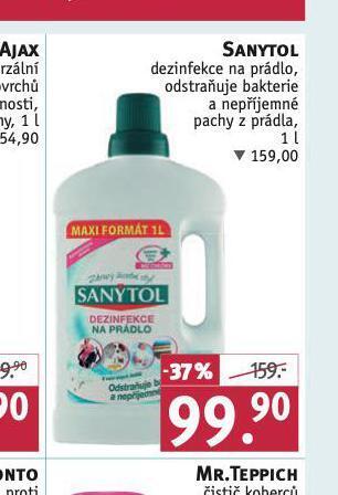 Rossmann Sanytol dezinfekce na prádlo nabídka