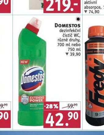 Rossmann Domestos dezinfekční čistič wc nabídka