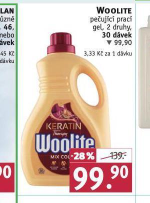 Rossmann Woolite pečující prací gel nabídka